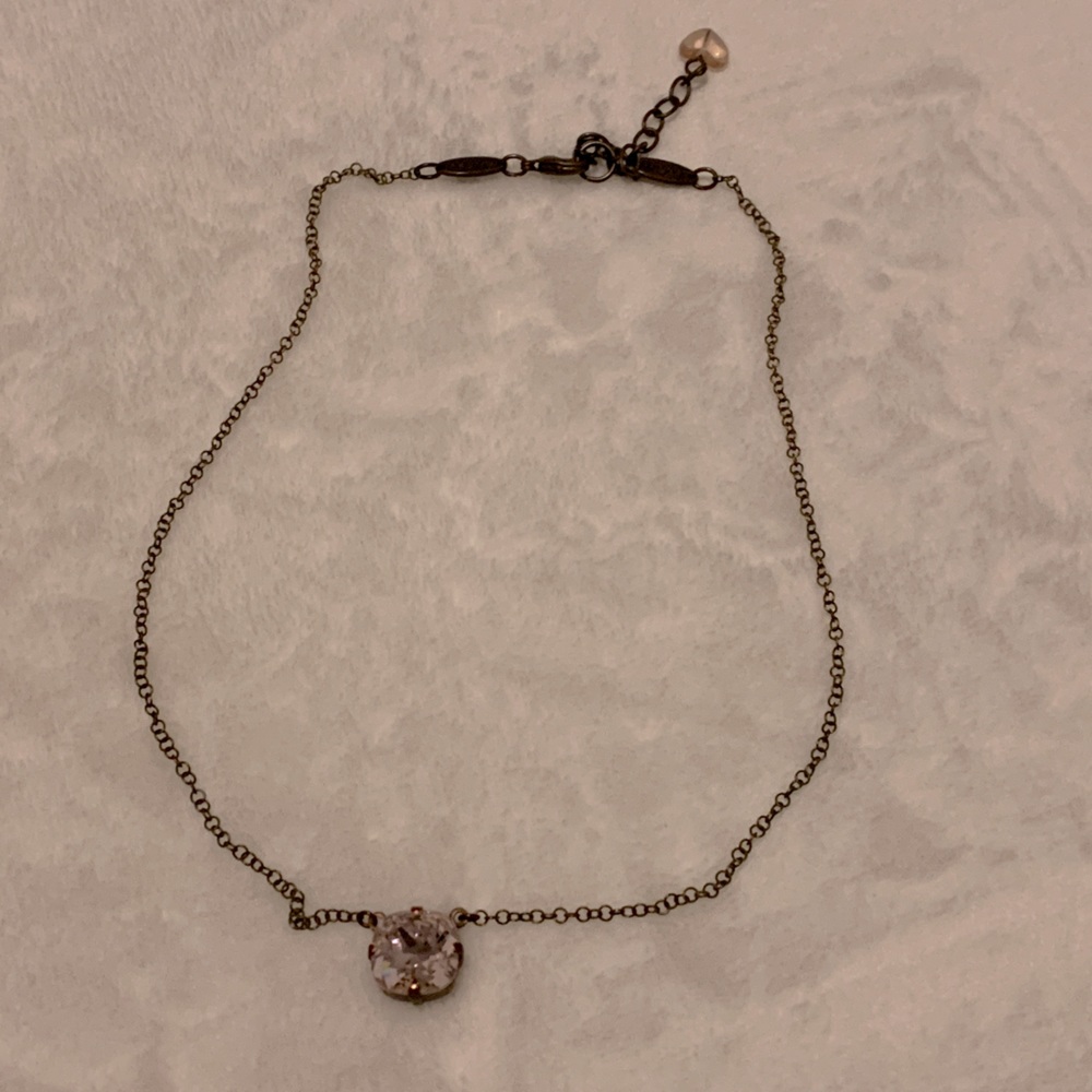 Sabika pink stone necklace